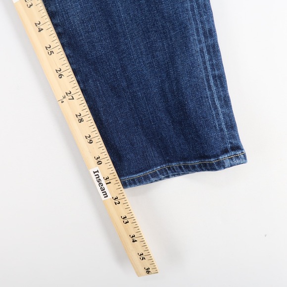 Citizens Of Humanity Emerson Jeans Womens 28 Blue Long Slim Boyfriend Button Fly - Picture 8 of 14